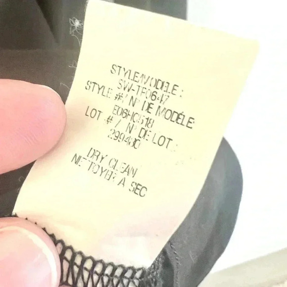 Helmut Lang Black Long Sleeve Lightweight Collared Button Front Shirt Sz Medium - Picture 8 of 9